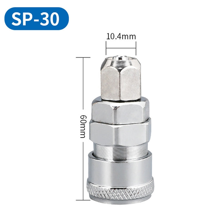 LAIZE SP-30 10pcs C-type Self-lock Air Tube Pneumatic Quick Fitting Connector - Interface Series by LAIZE | Online Shopping UK | buy2fix
