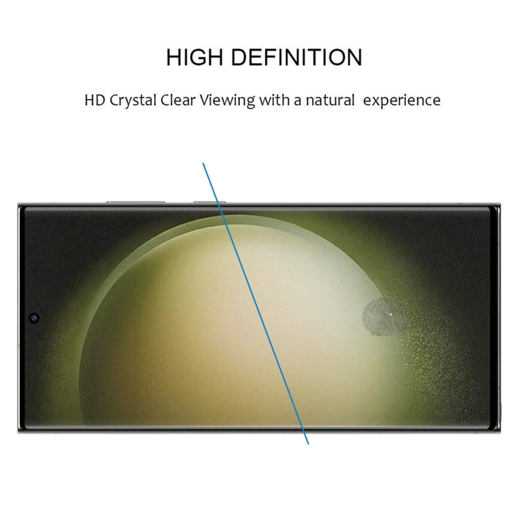 For Samsung Galaxy S23 Ultra 5G 3D Curved Edge Full Screen Edge Glue Tempered Glass Film - Galaxy S23 Ultra 5G Tempered Glass by buy2fix | Online Shopping UK | buy2fix