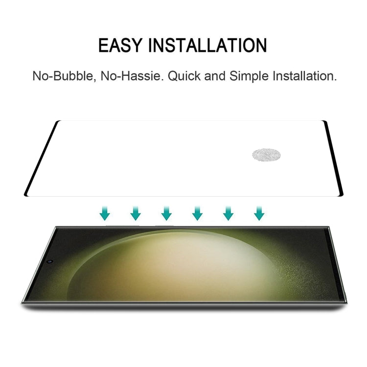 For Samsung Galaxy S23 Ultra 5G 25pcs 3D Curved Edge Full Screen Edge Glue Tempered Glass Film by buy2fix