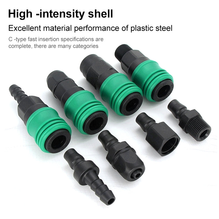LAIZE SF+PF-30 10pcs Plastic Steel C-type Self-lock Pneumatic Components - Interface Series by LAIZE | Online Shopping UK | buy2fix