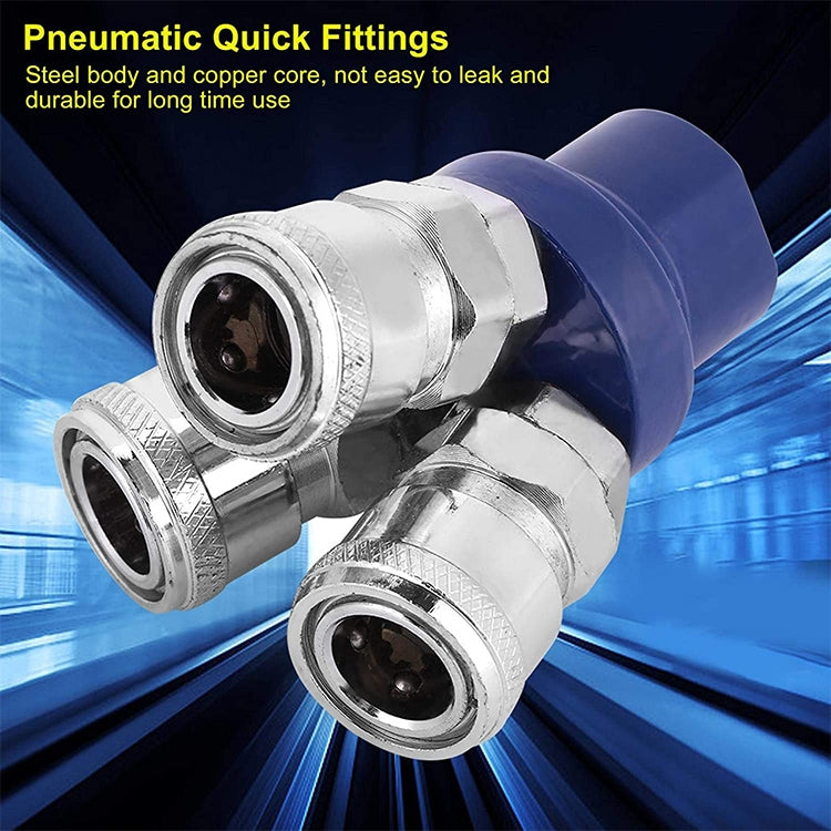 LAIZE Round Triplet C-type Self-lock Pneumatic Components - Interface Series by LAIZE | Online Shopping UK | buy2fix