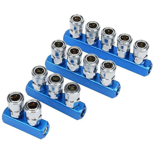 LAIZE 4-way C-type Self-lock Pneumatic Components by LAIZE