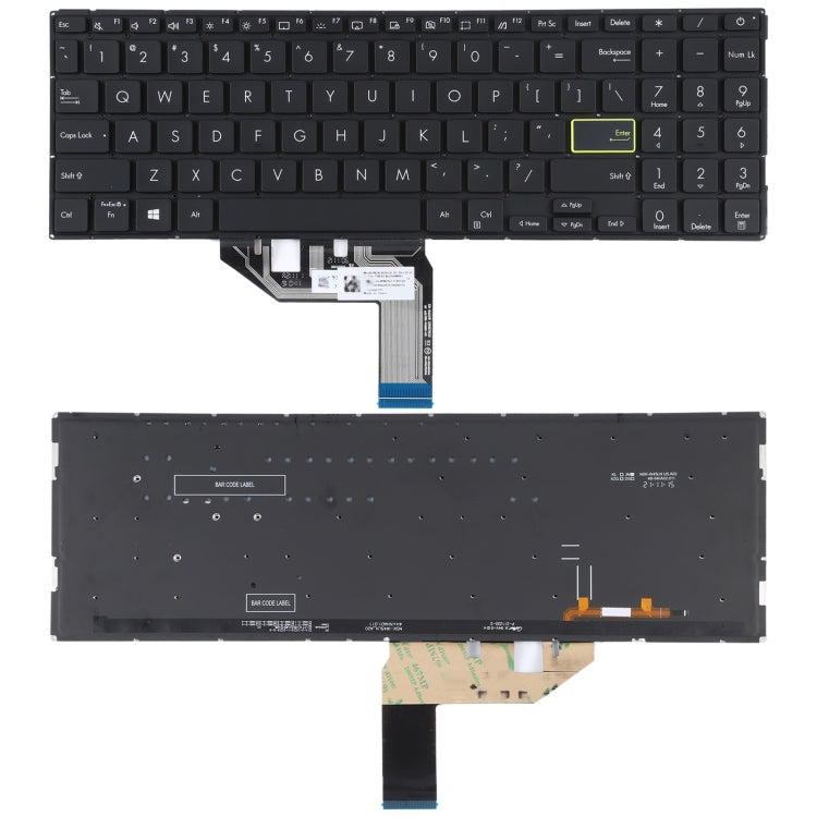 For Asus Vivobook S15 X513 D513 S513 M513 F513 K513 R513 US Version Keyboard with Backlight - Replacement Keyboards by buy2fix | Online Shopping UK | buy2fix