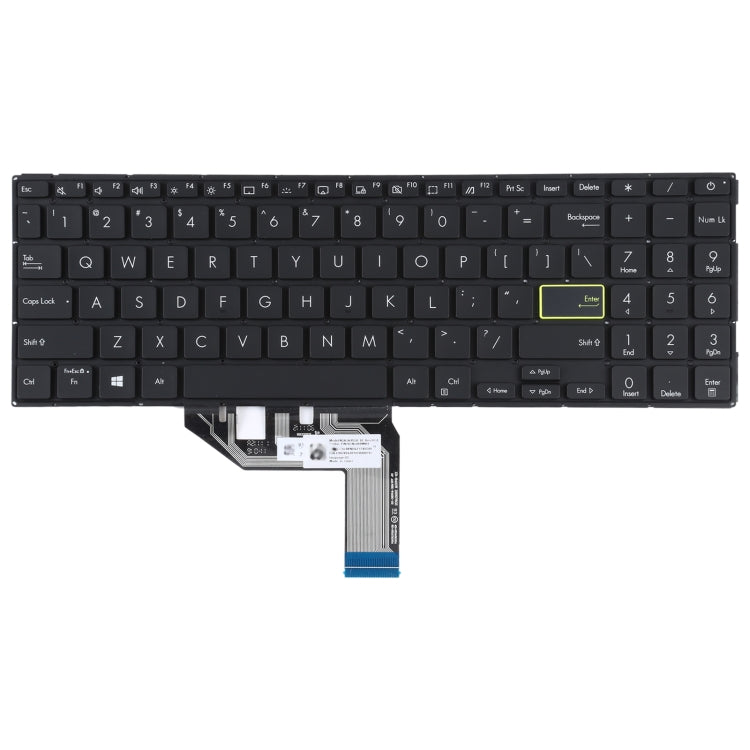 For Asus Vivobook S15 X513 D513 S513 M513 F513 K513 R513 US Version Keyboard with Backlight - Replacement Keyboards by buy2fix | Online Shopping UK | buy2fix