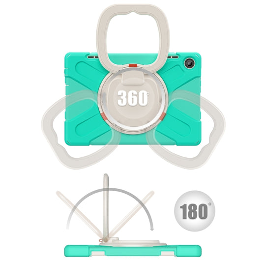 For Lenovo Tab M10 10.1 3rd Gen Silicone + PC Protective Tablet Case(Mint Green) by buy2fix