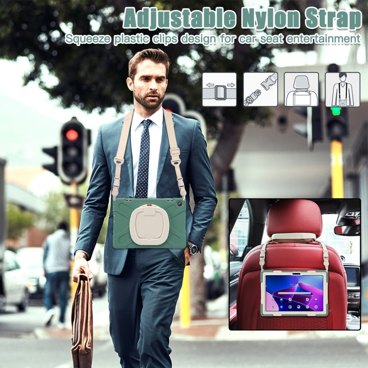 For Lenovo Tab M10 10.1 3rd Gen Silicone + PC Protective Tablet Case(Emerald) - Lenovo by buy2fix | Online Shopping UK | buy2fix
