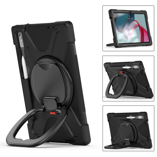 For Lenovo Pad Pro 2022 11.2 inch Silicone + PC Protective Tablet Case(Black) by buy2fix