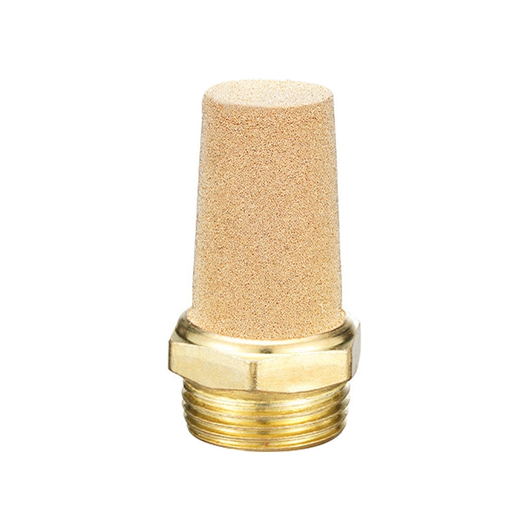 LAIZE Half Copper Long Pneumatic Muffler, Caliber:1 Inch - Interface Series by LAIZE | Online Shopping UK | buy2fix