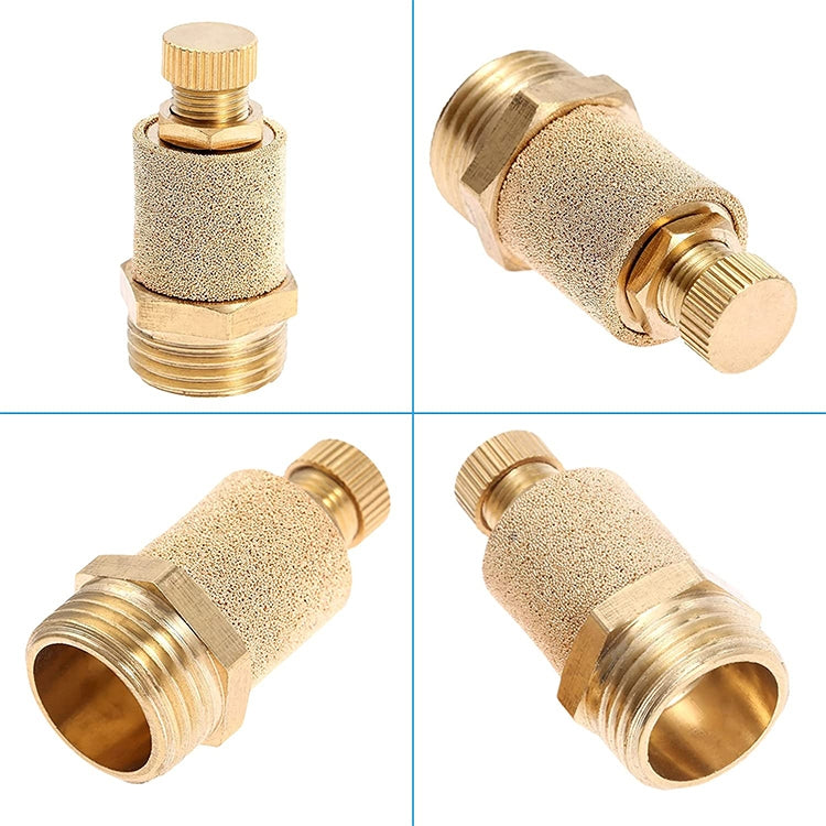 LAIZE Throttling Pneumatic Muffler, Caliber:4 Point - Interface Series by LAIZE | Online Shopping UK | buy2fix