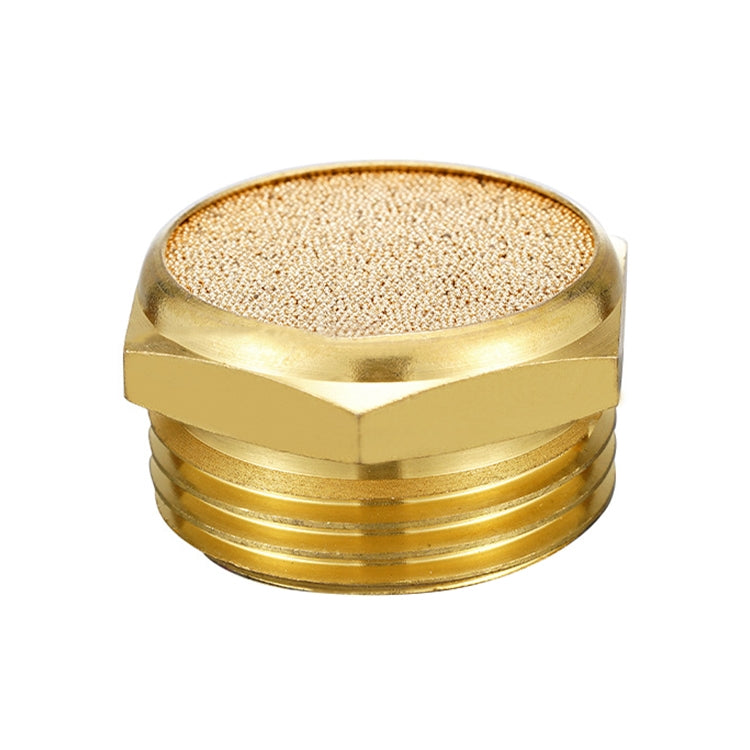 LAIZE All Copper Flat Pneumatic Muffler, Caliber:1 Inch - Interface Series by LAIZE | Online Shopping UK | buy2fix