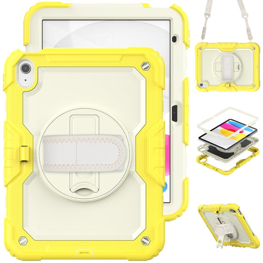 For iPad 2025 / 2022 Silicone + PC Full Body Protection Tablet Case(Yellow) - iPad 2025 / 2022 Cases by buy2fix | Online Shopping UK | buy2fix