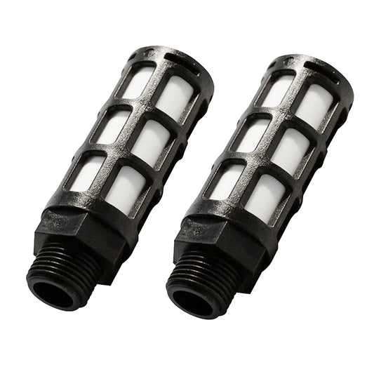 LAIZE Plastic Pneumatic Muffler, Caliber:1 Point(Black) by LAIZE