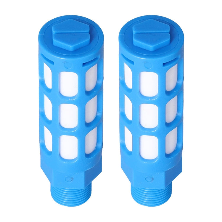 LAIZE Plastic Pneumatic Muffler, Caliber:1 Point(Blue) - Interface Series by LAIZE | Online Shopping UK | buy2fix