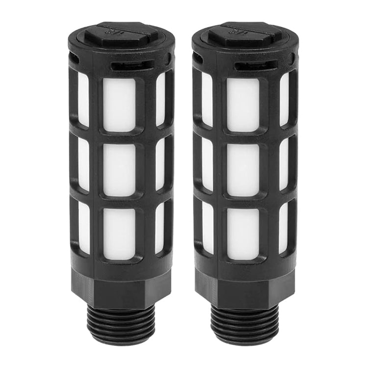 LAIZE Plastic Pneumatic Muffler, Caliber:3 Point(Black) - Interface Series by LAIZE | Online Shopping UK | buy2fix