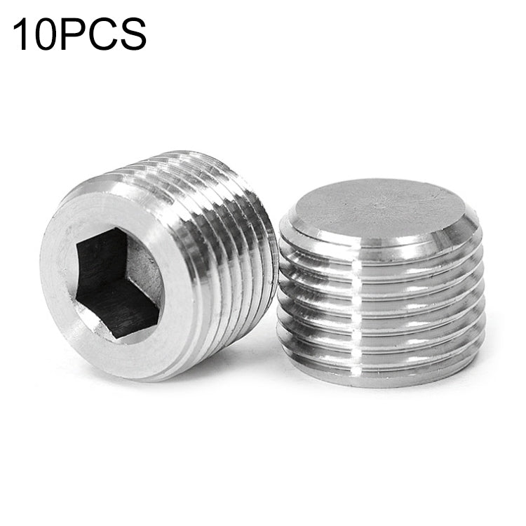 LAIZE 10pcs Iron Plug Connector Accessories, Caliber:3 Point - Interface Series by LAIZE | Online Shopping UK | buy2fix