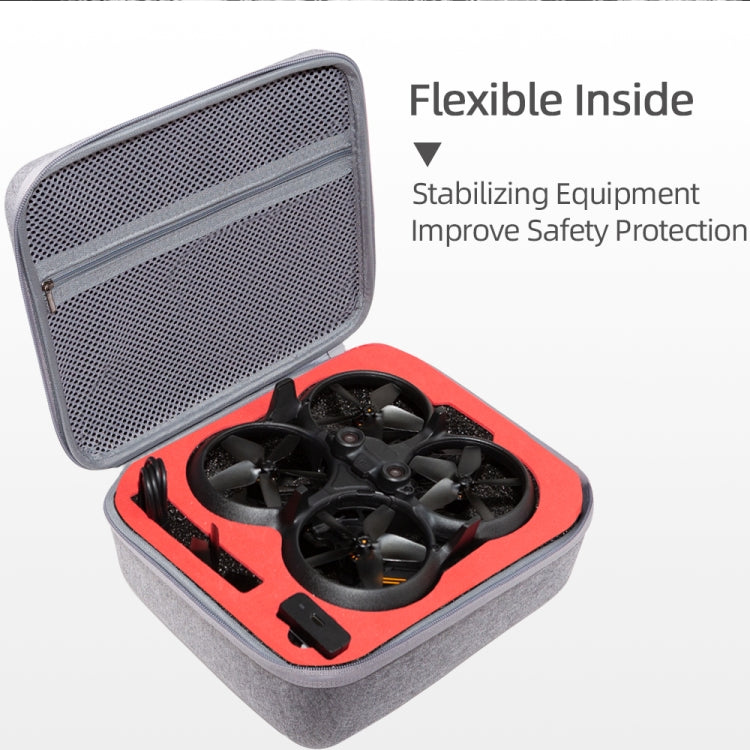 For DJI Avata Drone Body Square Shockproof Hard Case Carrying Storage Bag, Size: 27 x 23 x 10cm(Grey + Black Liner) - Cases & Bags by buy2fix | Online Shopping UK | buy2fix