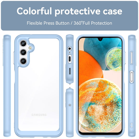 For Samsung Galaxy A14 5G Colorful Series Acrylic + TPU Phone Case(Blue) by buy2fix