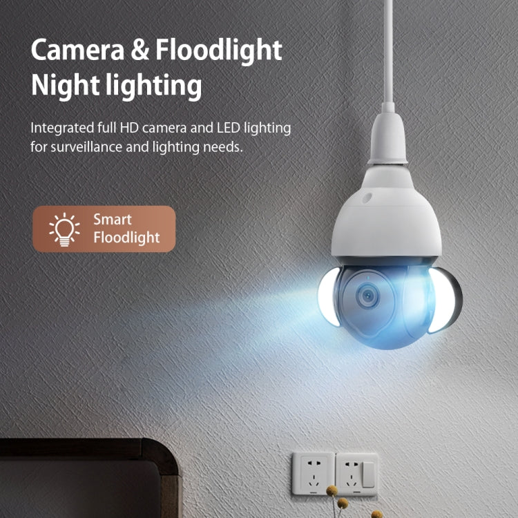 ST-426E-5MP-TY 5MP E27 Light Bulb Floodlight Camera - Light Bulb Camera by buy2fix | Online Shopping UK | buy2fix