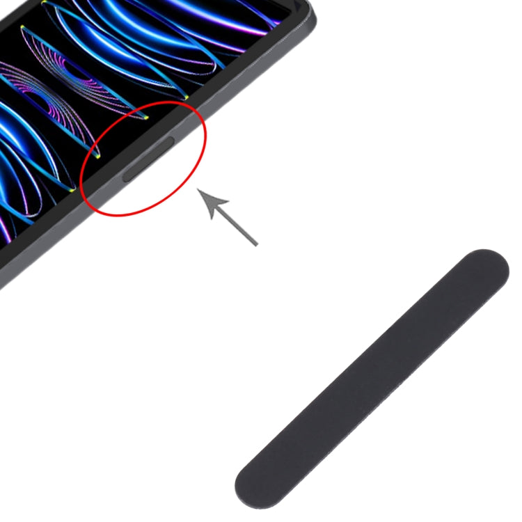 For iPad Pro 12.9 inch 2018 2020 2021 Right Side Button Sticker(Black) by buy2fix