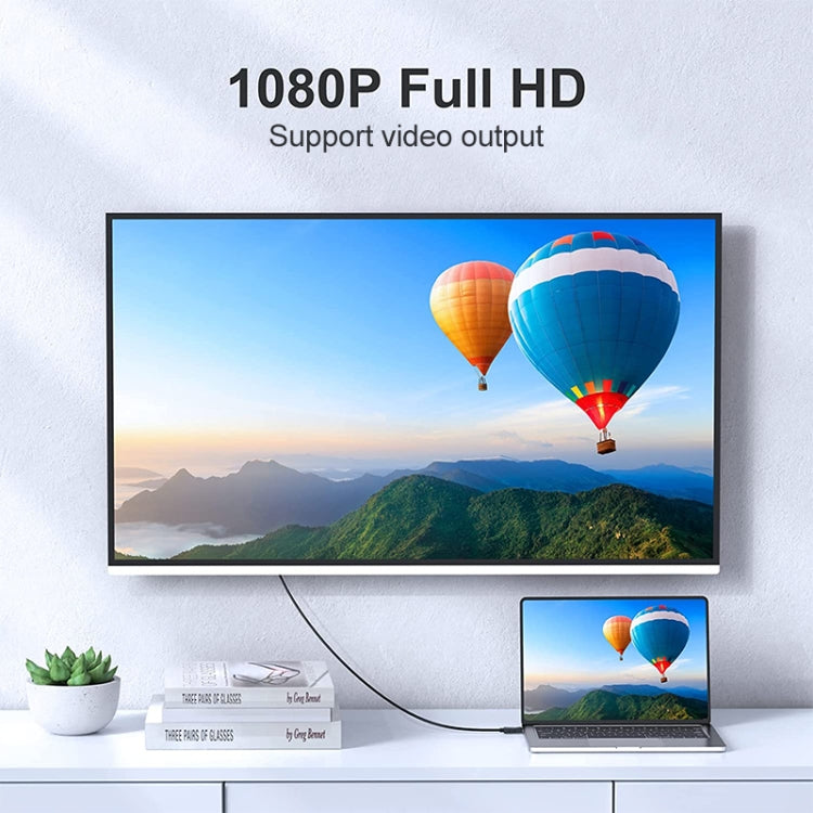 USB3.0 to HDMI Conversion Cable, Length 1.8m(Black) by buy2fix