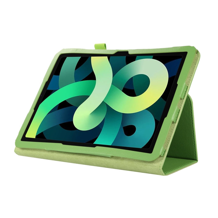For iPad 2025 / 2022 Litchi Texture Leather Smart Tablet Case with Holder(Green) - iPad 2025 / 2022 Cases by buy2fix | Online Shopping UK | buy2fix
