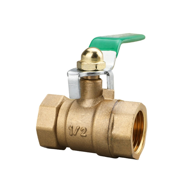 LAIZE Pneumatic Hose Connector Thickened Brass Ball Valve, Size:Double Inside 4 Point 1/2 inch - Valve Series by LAIZE | Online Shopping UK | buy2fix