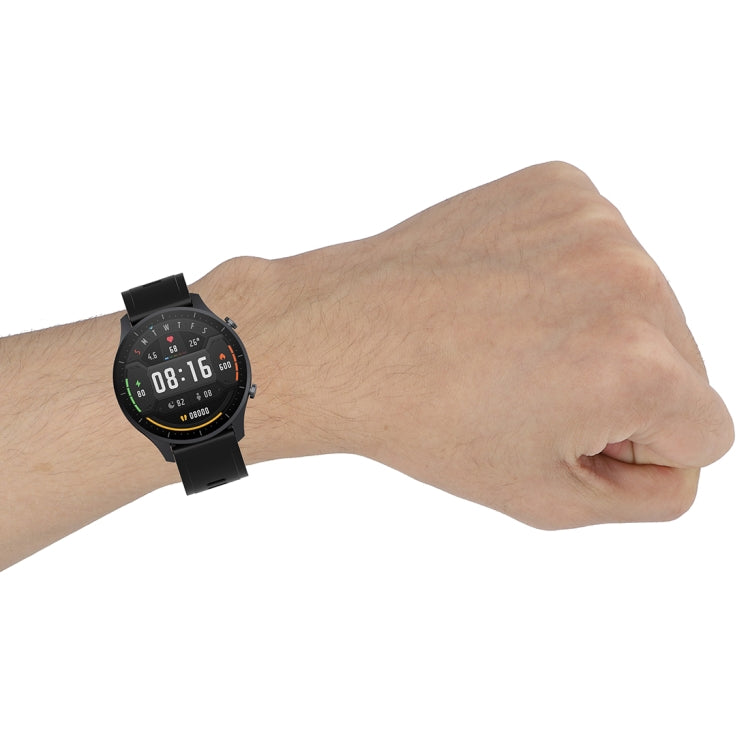 For Xiaomi Watch Color 22mm Quick Release Clasp Silicone Wrist Strap Watchband(Black) - Watch Bands by buy2fix | Online Shopping UK | buy2fix