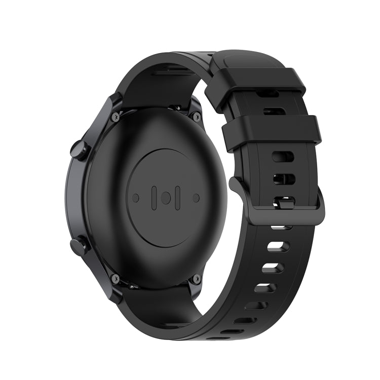 For Xiaomi Watch Color 22mm Quick Release Clasp Silicone Wrist Strap Watchband(Black) - Watch Bands by buy2fix | Online Shopping UK | buy2fix