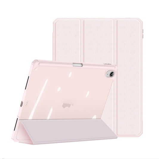 For iPad 2025 / 2022 DUX DUCIS TOBY Series Antiskid Leather Smart Tablet Case(Pink) - iPad 2025 / 2022 Cases by DUX DUCIS | Online Shopping UK | buy2fix