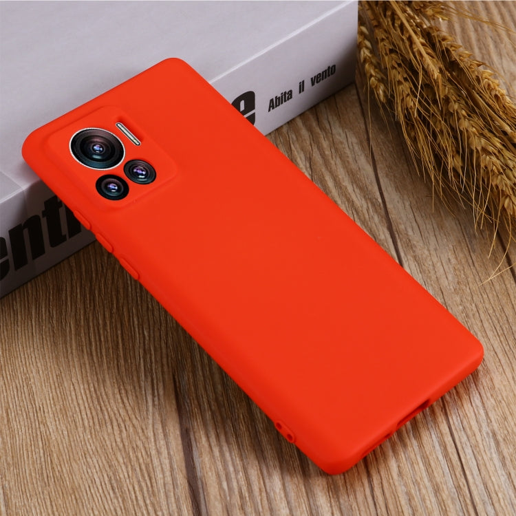 For Motorola Edge 30 Ultra / Moto X30 Pro Pure Color Liquid Silicone Shockproof Phone Case(Red) by buy2fix