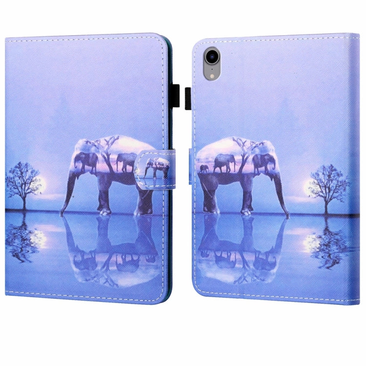 For iPad 2025 / 2022 Coloured Drawing Stitching Smart Leather Tablet Case(Elephant) - iPad 2025 / 2022 Cases by buy2fix | Online Shopping UK | buy2fix