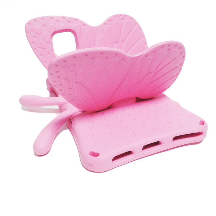 For Samsung Galaxy Tab A8 10.5 Butterfly Bracket Kids EVA Shockproof Tablet Case(Pink) - Other Galaxy Tab PC by buy2fix | Online Shopping UK | buy2fix