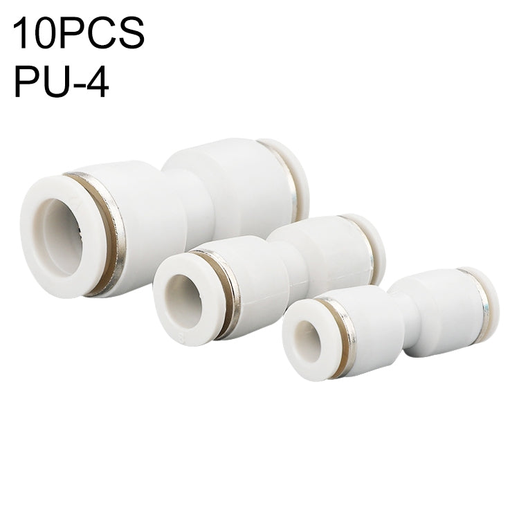 PU-4 LAIZE 10pcs PU Straight Pneumatic Quick Fitting Connector - Interface Series by LAIZE | Online Shopping UK | buy2fix