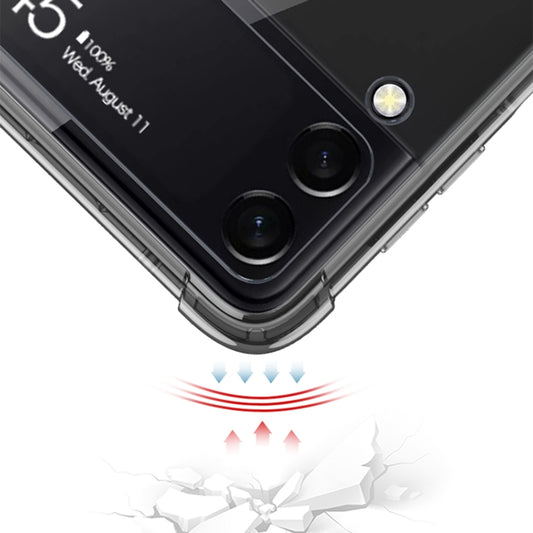 For Samsung Galaxy Z Flip4 GKK MagSafe Airbag Shockproof Phone Case with Ring Holder(Black) by GKK