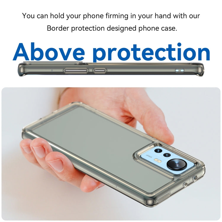 For Xiaomi 12 Pro Candy Series TPU Phone Case(Transparent Grey) - Xiaomi Cases by buy2fix | Online Shopping UK | buy2fix