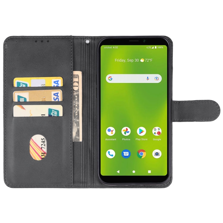For Cricket Debut Smart Leather Phone Case(Black) - More Brand by buy2fix | Online Shopping UK | buy2fix