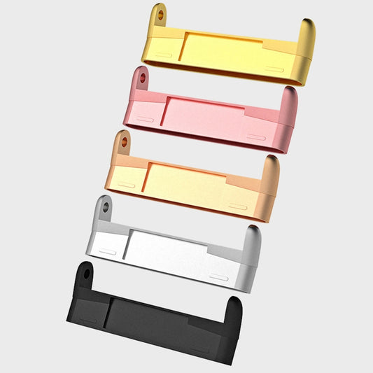 For Fitbit Versa 4 / Versa 3 / Sense 2 1 Pairs Watch Band Connector(Rose Gold) by buy2fix