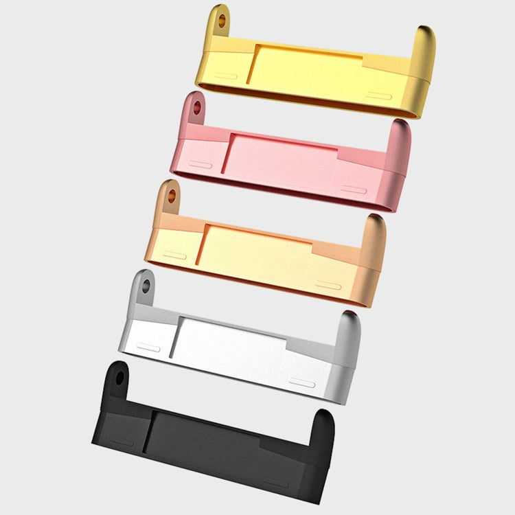 For Fitbit Versa 4 / Versa 3 / Sense 2 1 Pairs Watch Band Connector(Gold) - For Fitbit by buy2fix | Online Shopping UK | buy2fix