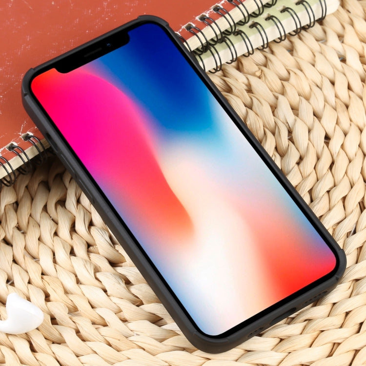 For iPhone X / XS Weave Texture Silicone Phone Case(Black) - More iPhone Cases by buy2fix | Online Shopping UK | buy2fix