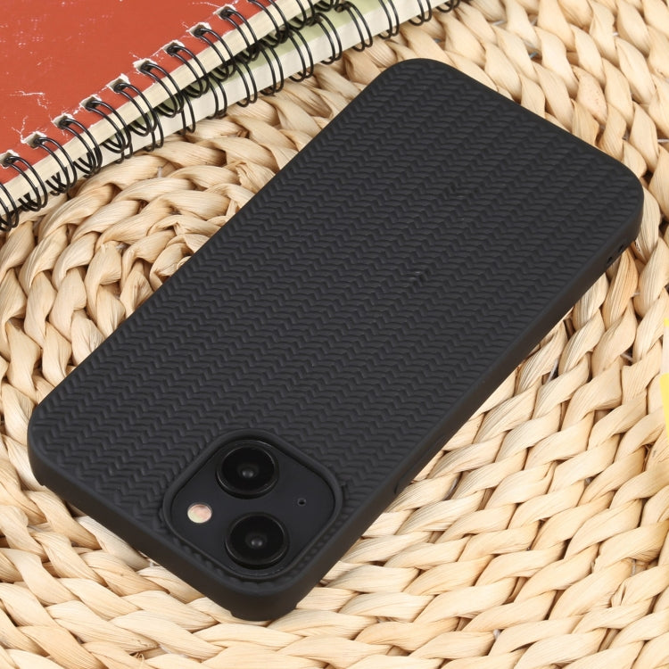 For iPhone SE 2022 / SE 2020 / 7 / 8 Weave Texture Silicone Phone Case(Black) - iPhone SE 2022 / 2020 / 8 / 7 Cases by buy2fix | Online Shopping UK | buy2fix