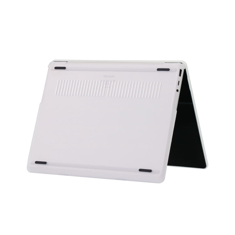 For Microsoft 12.4 inch Laptop Frosted Anti-drop Protective Case(White) by buy2fix