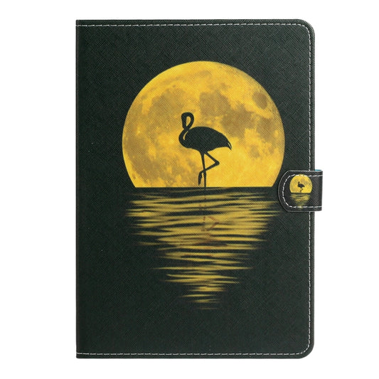 For iPad 2025 / 2022 Colored Drawing Pattern Flip Leather Smart Tablet Case(Flamingo) - iPad 2025 / 2022 Cases by buy2fix | Online Shopping UK | buy2fix