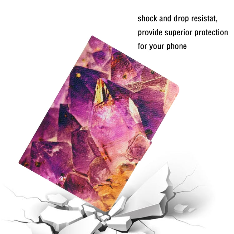 For iPad 2025 / 2022 Colored Drawing Pattern Flip Leather Smart Tablet Case(Amethyst) - iPad 2025 / 2022 Cases by buy2fix | Online Shopping UK | buy2fix