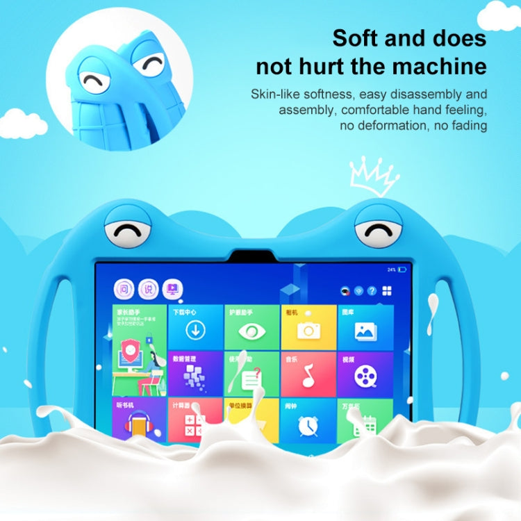 For TCL Tab 10/10s 2020 Silicone Shockproof Protective Tablet Case(Blue) by buy2fix