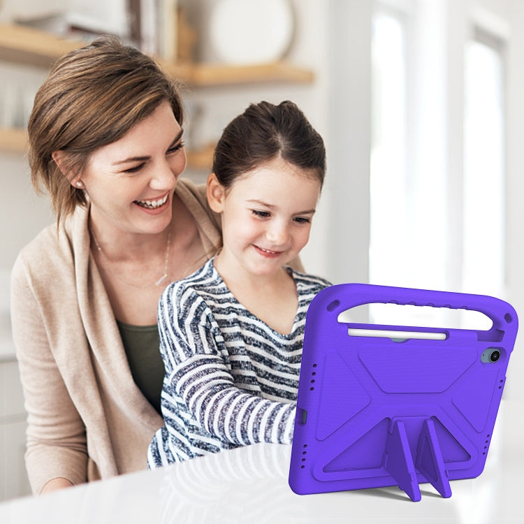 For iPad 2025 / 2022 Handle Portable EVA Shockproof Tablet Case(Purple) - iPad 2025 / 2022 Cases by buy2fix | Online Shopping UK | buy2fix