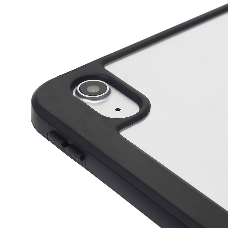 For iPad 2025 / 2022 3-Fold 360 Rotation Acrylic Leather Smart Tablet Case(Black) - iPad 2025 / 2022 Cases by buy2fix | Online Shopping UK | buy2fix