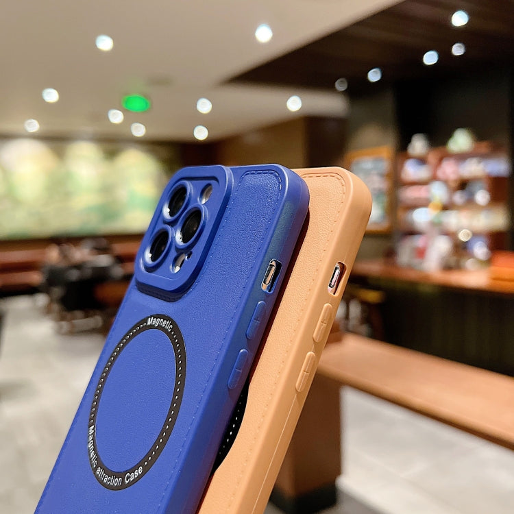 For iPhone 14 Pro MagSafe Magnetic Lanyard Phone Case(Blue) - iPhone 14 Pro Cases by buy2fix | Online Shopping UK | buy2fix