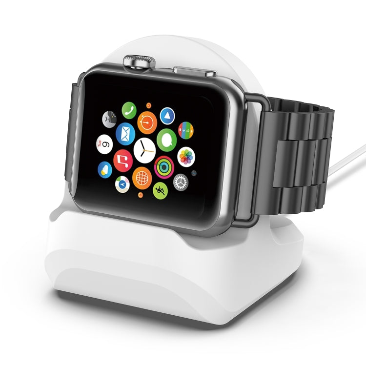 For Apple Watch Smart Watch Silicone Charging Stand Without Charger(White) - Charger / Holder by buy2fix | Online Shopping UK | buy2fix
