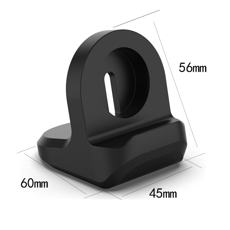 For Apple Watch Smart Watch Silicone Charging Stand Without Charger(Black) - Charger / Holder by buy2fix | Online Shopping UK | buy2fix