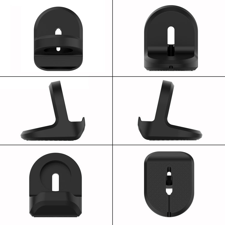 For Apple Watch Smart Watch Silicone Charging Stand Without Charger(Black) - Charger / Holder by buy2fix | Online Shopping UK | buy2fix